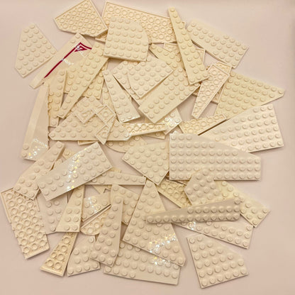 LEGO Wings and Wedges, White, Approx. 190g