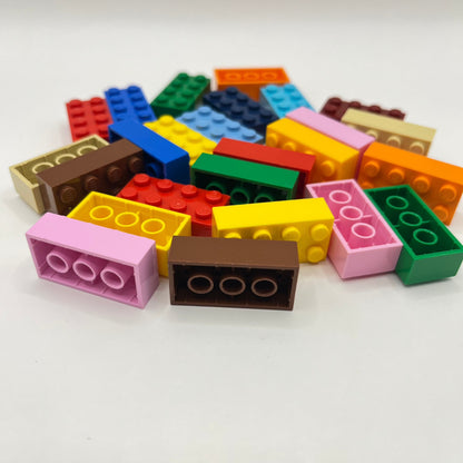 LEGO 2 x 4 Bricks, Mixed Colours, 25 Pieces