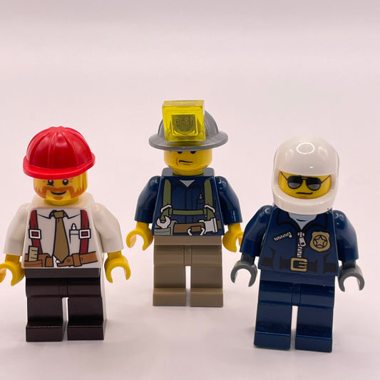 LEGO Play Pack, City, Minifigures (pack of 3)