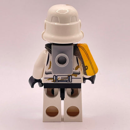LEGO Sand Trooper, Orange Pauldron, Dirt Stains, Star Wars, Minifigure (sw0364)