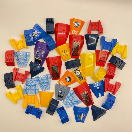 LEGO Vehicle Hulls, Colourful, Approx. 100g