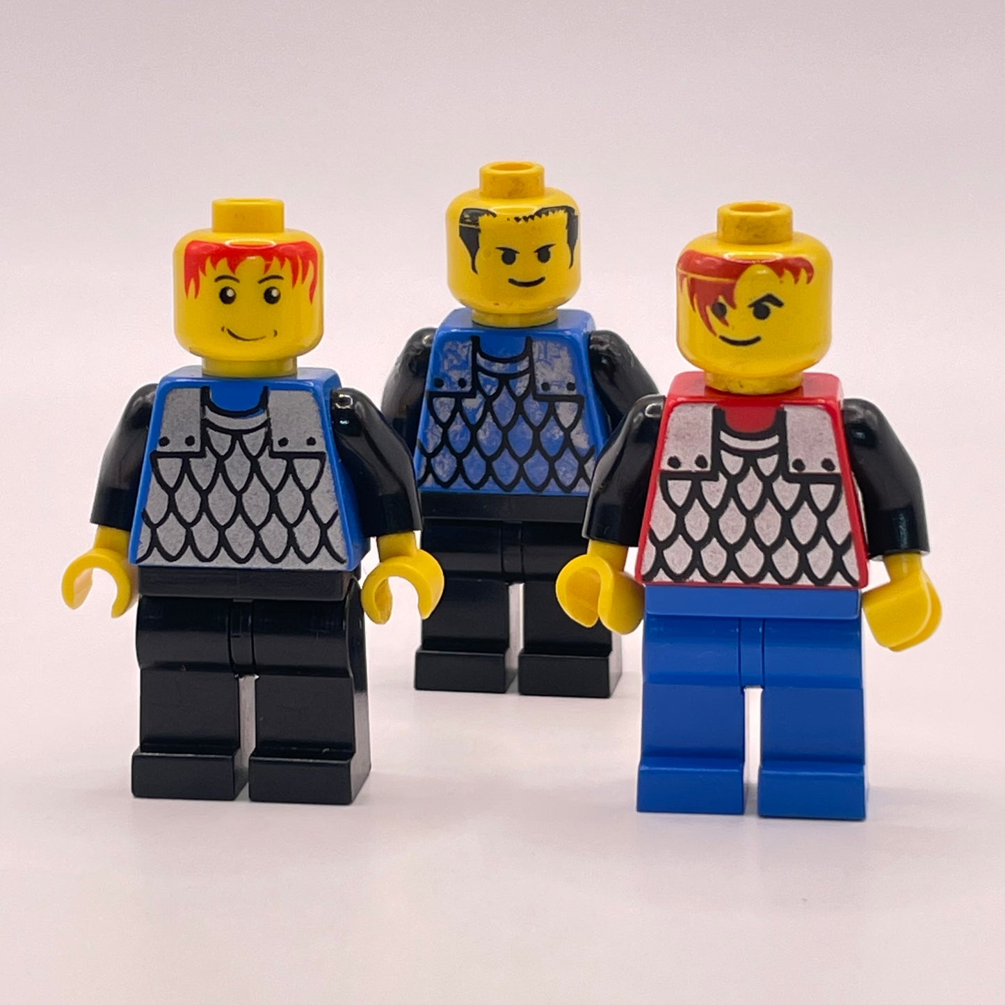 LEGO Scale Mail Knights, Castle, Minifigure (3 pack) Marked, incomplete