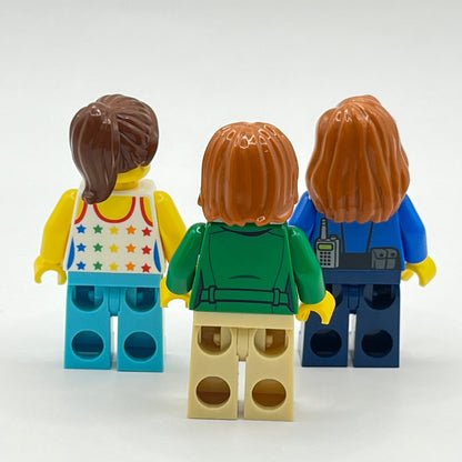 LEGO Set of Ladies, City, Minifigures (Pack of 3)