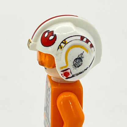 LEGO Luke Skywalker Pilot, Dual Molded Helmet, Star Wars, Minifigure (sw0952) - Marked Helmet