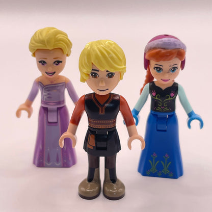 LEGO Anna, Elsa, Kristoff, Disney, Minifigure (3 Pack) Playwear
