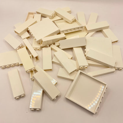 LEGO Large Bricks and Panels, White, Building, Approx. 150g