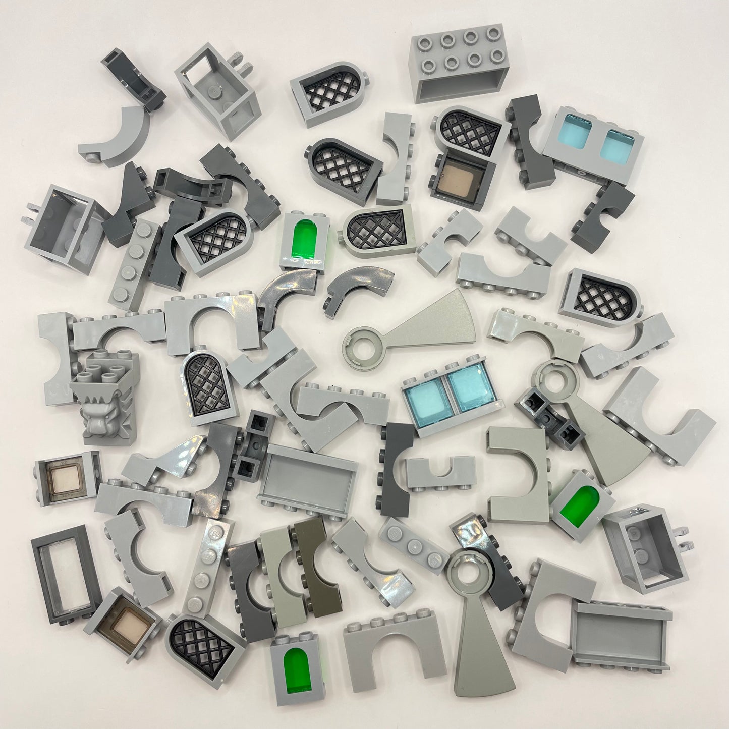 LEGO Small Building, Mixed Grey, Approx. 90g