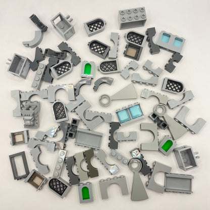 LEGO Small Building, Mixed Grey, Approx. 90g