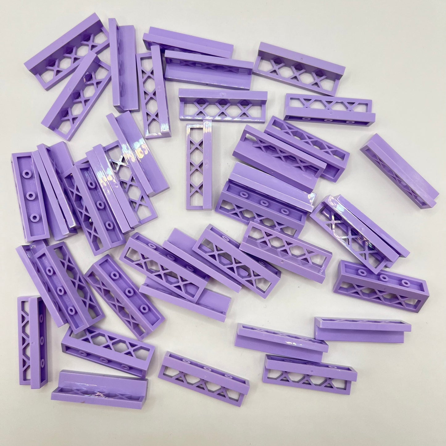 LEGO Lavender, Fence 1x4x1 Lattice, 40 Pieces
