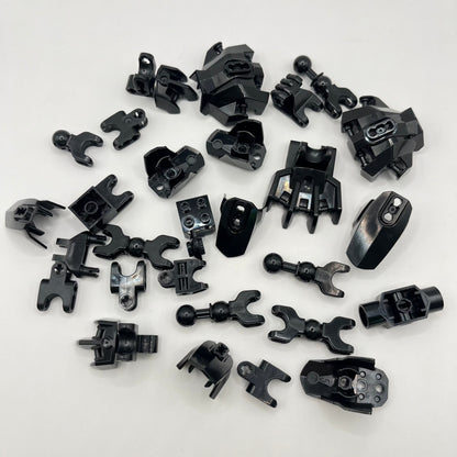 LEGO Bionicle Joints, Black, Approx. 70g