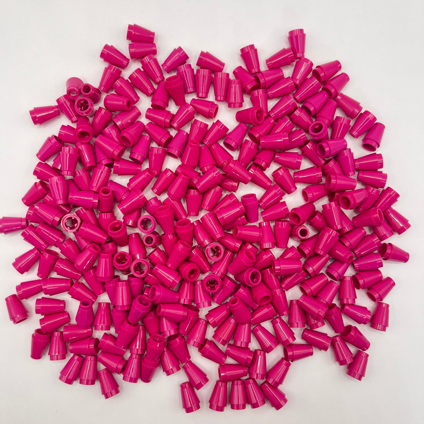 LEGO Greebling, Cones, Magenta, Approx. 55g