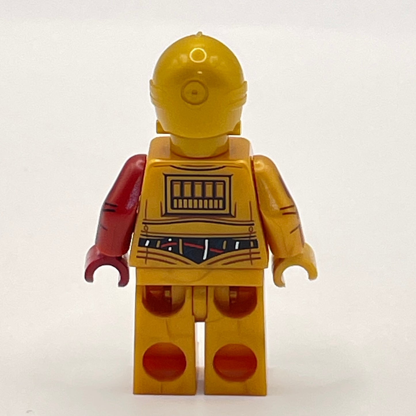 LEGO C-3PO - Dark Red Arm, Star Wars, Minifigure (sw0653)