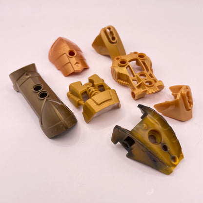 LEGO Bionicle, Armor, Mixed Gold, 7 Pieces