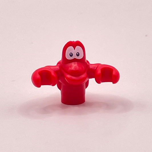 LEGO Sebastian Crab, Disney, Animals, Red, 1 Piece