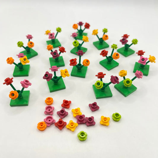 LEGO Flower Shrub, Mixed Colours, 90 Pieces, Plant