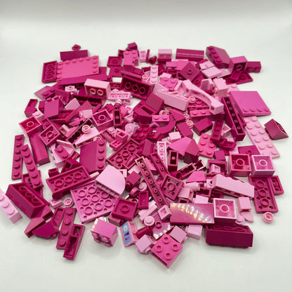 LEGO Mixed Pinks, Mixed Bricks, Approx. 160g
