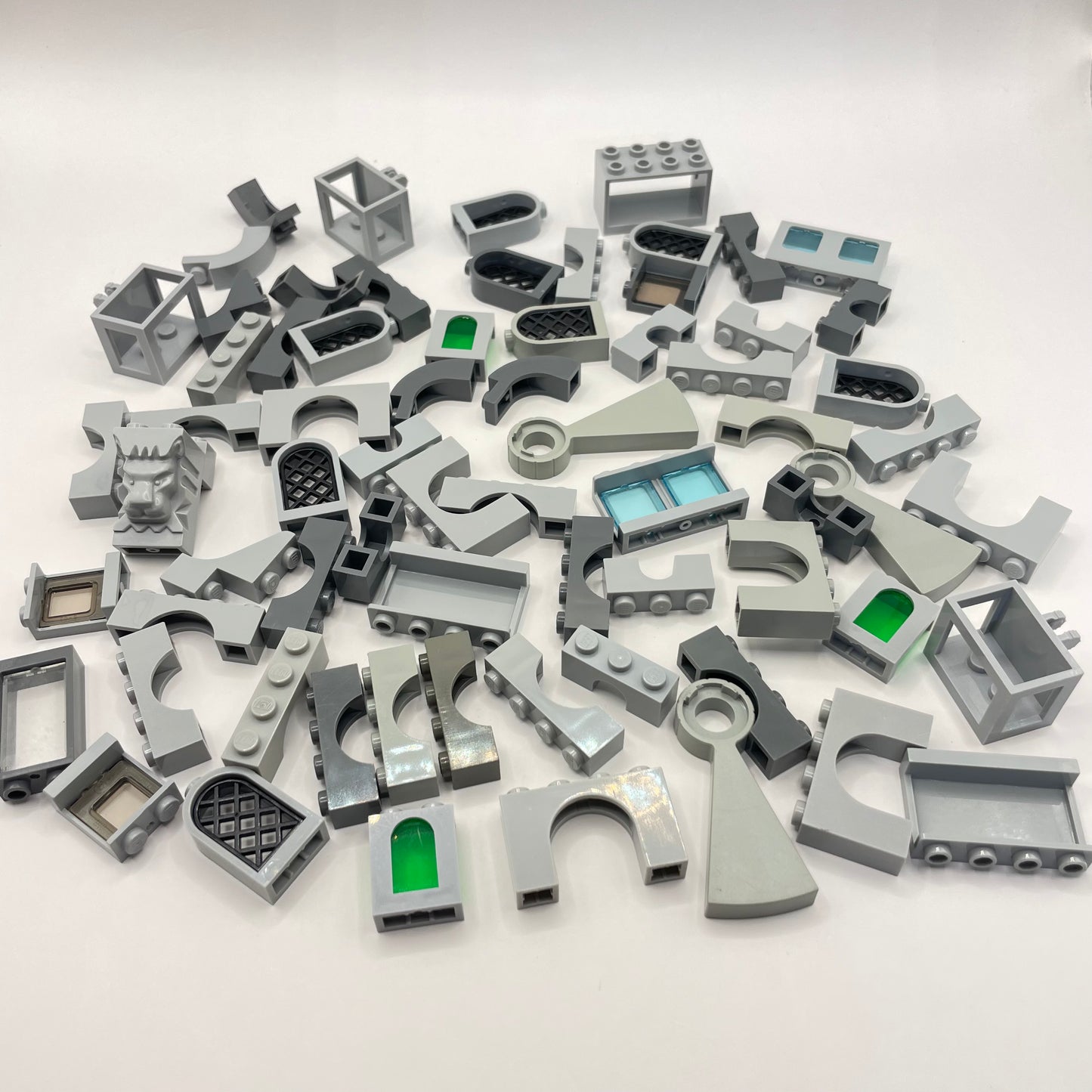 LEGO Small Building, Mixed Grey, Approx. 90g