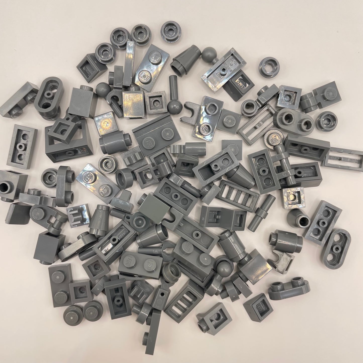 LEGO Greebling, Dark Bluish Grey, 100 Pieces