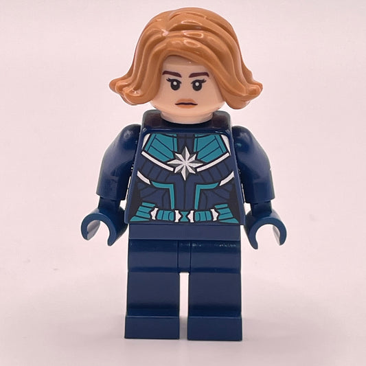 LEGO Captain Marvel (Carol Danvers), Super Heroes, Minifigure, (sh0605)