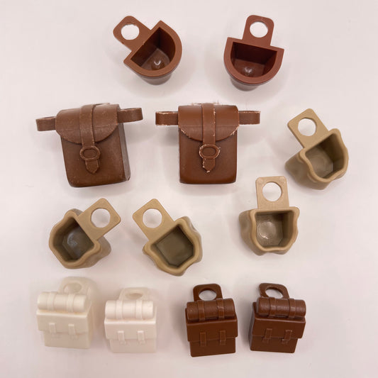 LEGO Bags/Backpacks, Minifigure Accessories, 12 Pieces