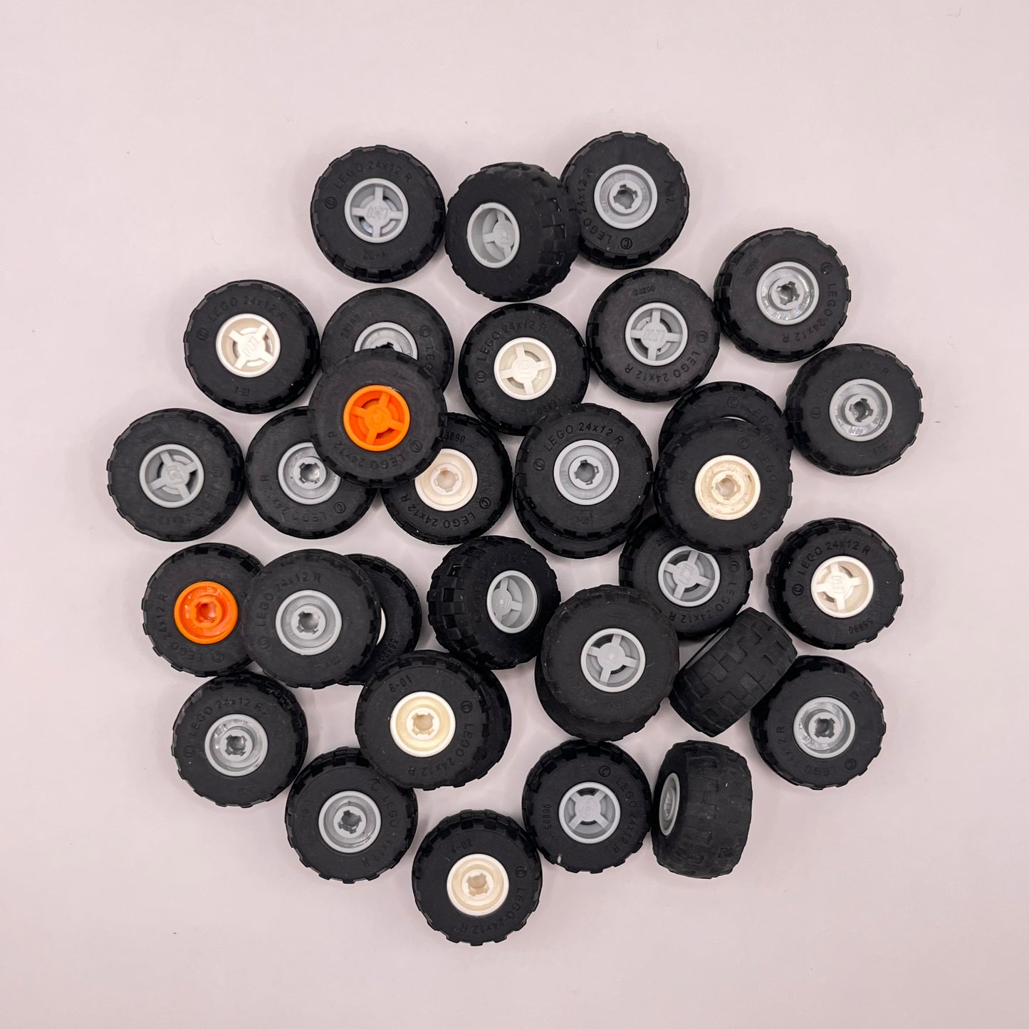LEGO Wheels, Mixed Colours, Vehicle Pieces, Approx. 150g