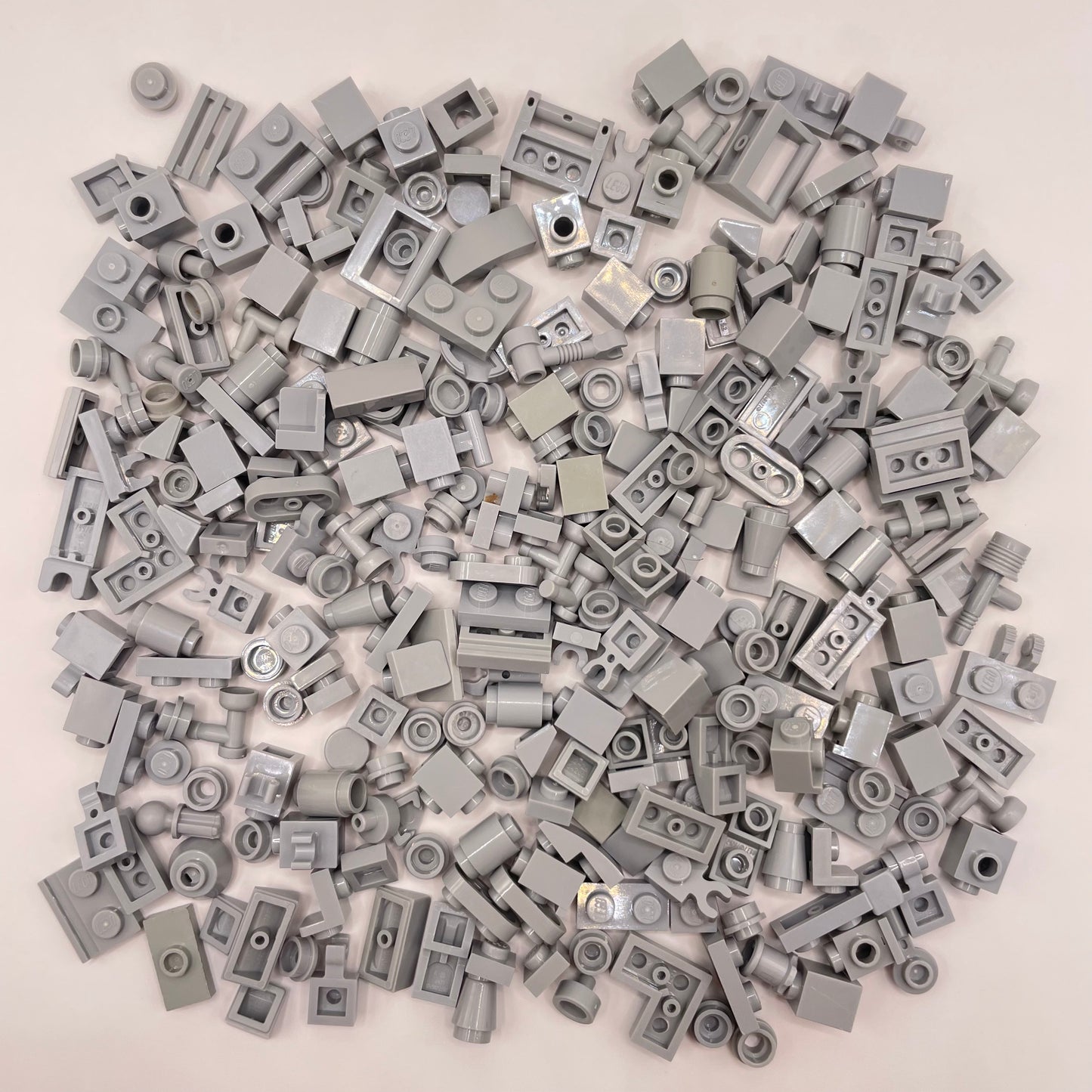 LEGO Greebling, Light Bluish Grey, 250 Pieces