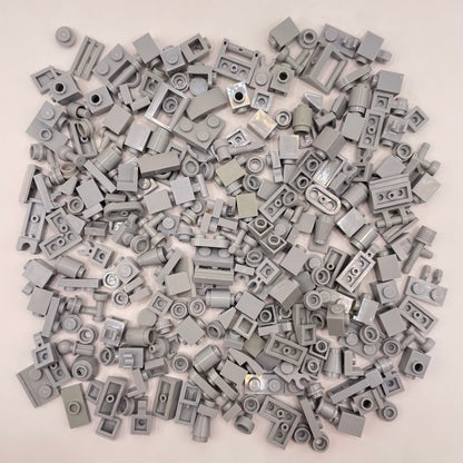 LEGO Greebling, Light Bluish Grey, 250 Pieces