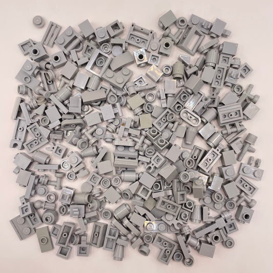 LEGO Greebling, Light Bluish Grey, 250 Pieces
