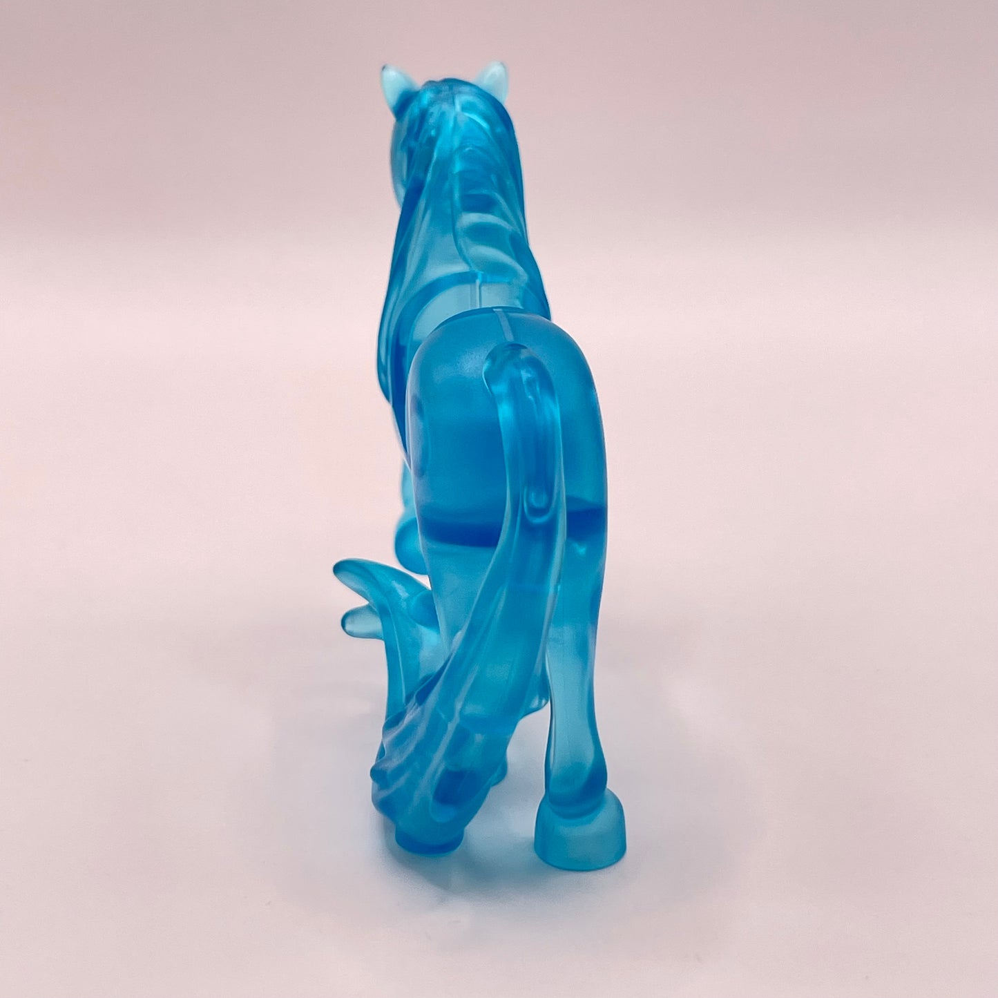 LEGO Horse Swooshy Tail, Transparent Blue, Frozen, Animal, 1 Piece