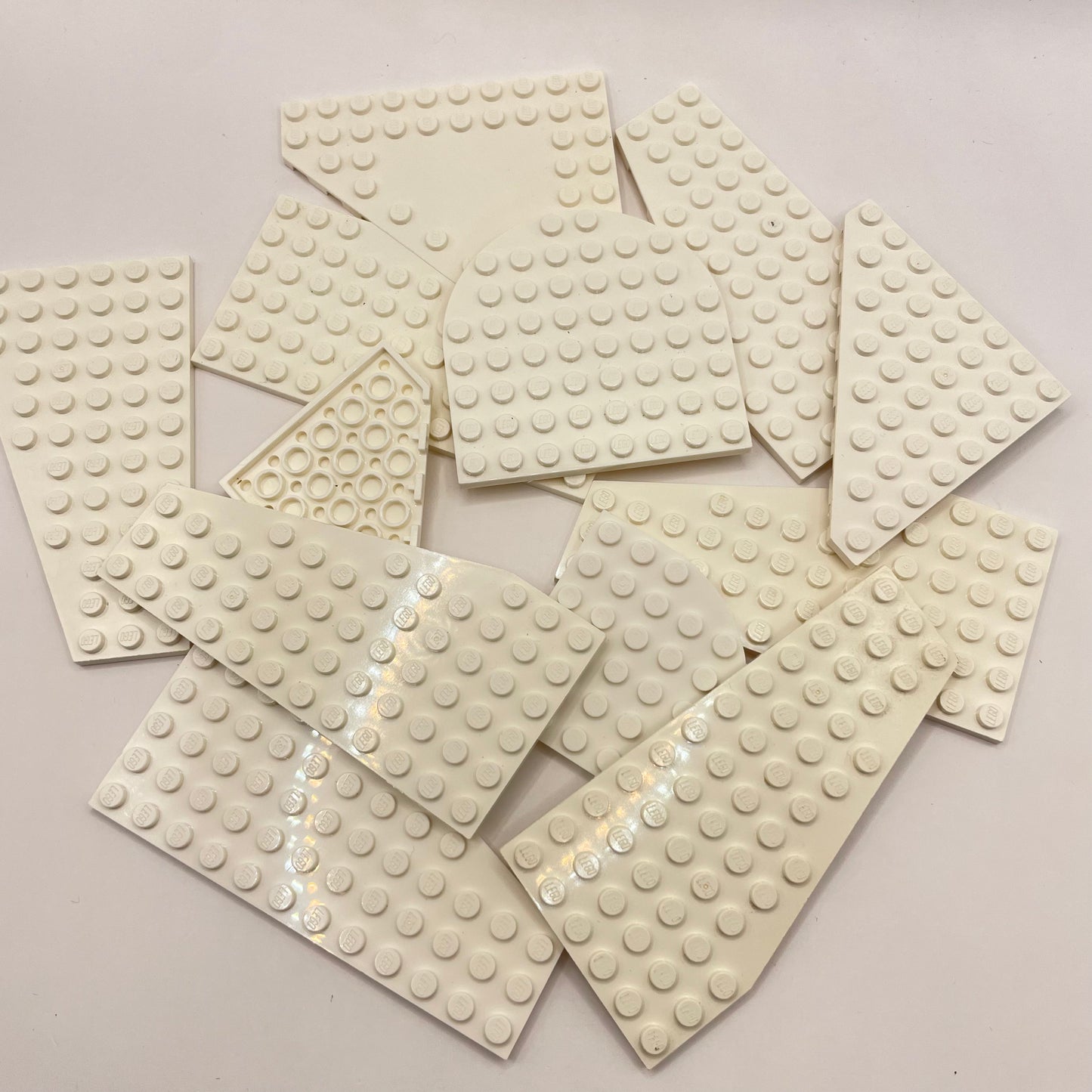 LEGO Wings Plates, White, Approx. 80g