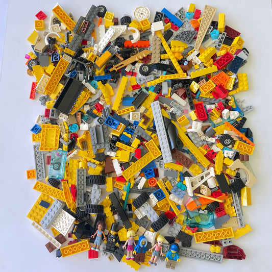 LEGO Fun Pack, Mixed Bag, Approx. 750g includes 6 Minifigures/Minidolls