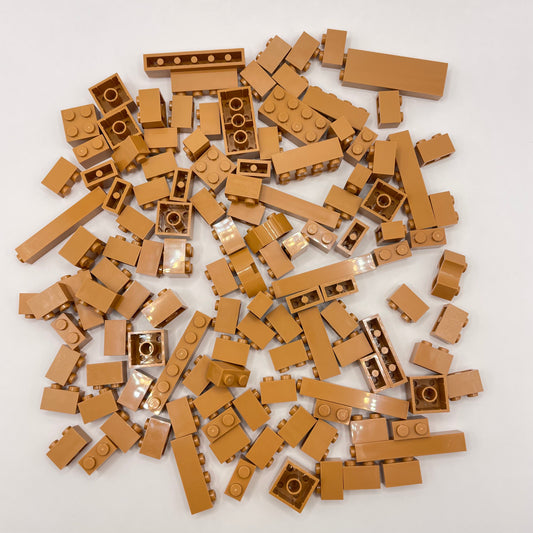 LEGO Bricks, Medium Nougat, Approx. 125g