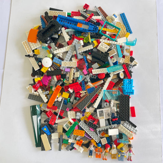 LEGO Fun Pack, Mixed Bag, Approx. 750g includes 6 Minifigures/Minidolls
