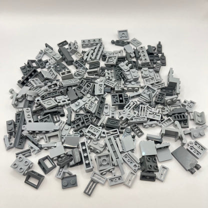 LEGO Mixed Grey, SNOT and Modified Plates, Approx. 120g