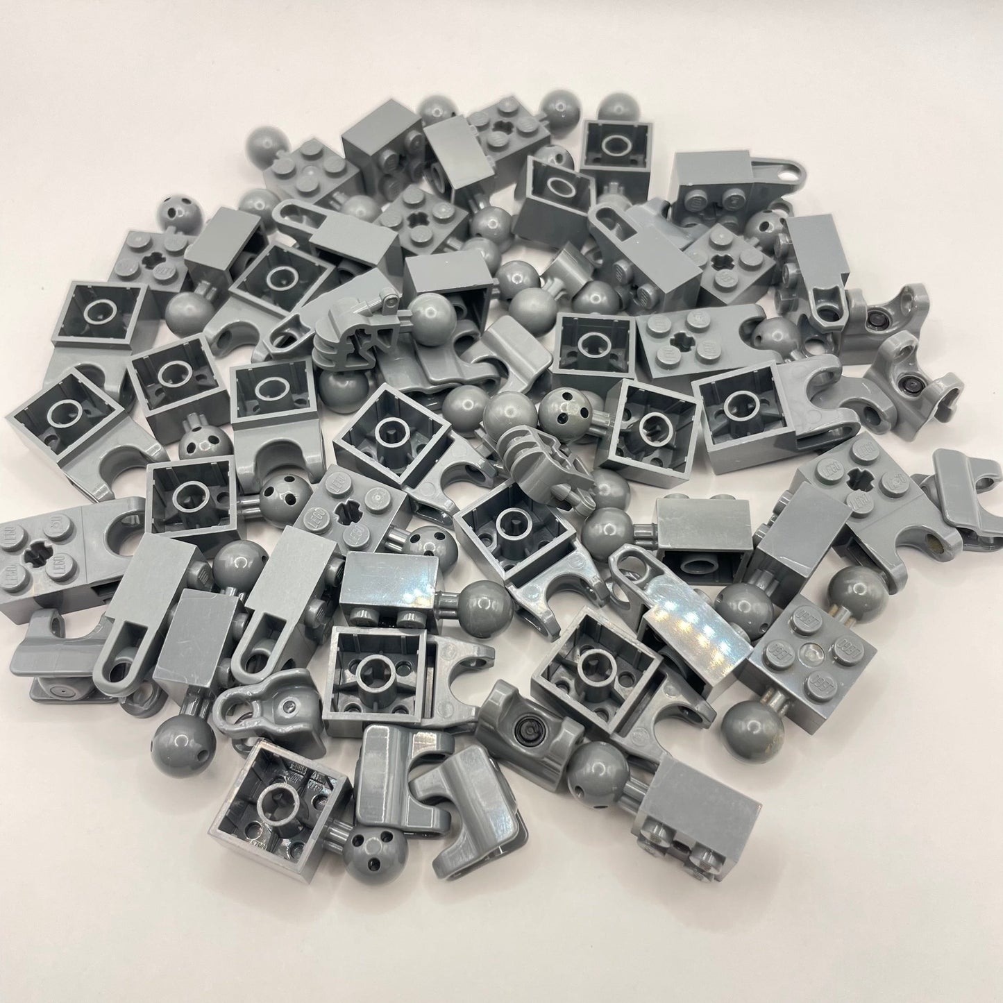 LEGO Bionicle Joints, Dark Bluish Grey, Approx. 100g