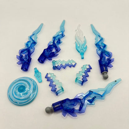 LEGO Transparent Lightning Bolts, Mixed Pieces, (10 Pieces)