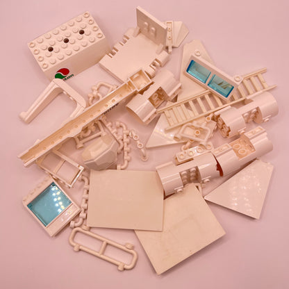 LEGO White, Vehicle Parts, Approx. 120g