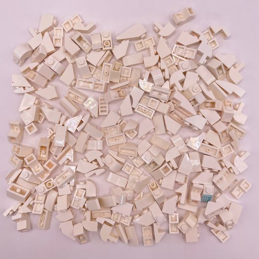LEGO Small Slopes, White, Approx. 105g