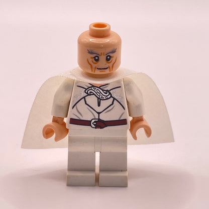 LEGO Gandalf the White, Lord of the Rings, Minifigures (lor063) no hair