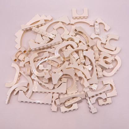 LEGO White, Arches, Approx. 130g