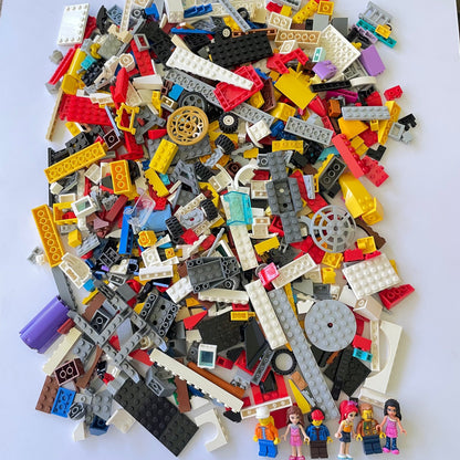 LEGO Fun Pack, Mixed Bag, Approx. 750g includes 6 Minifigures/Minidolls