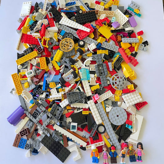LEGO Fun Pack, Mixed Bag, Approx. 750g includes 6 Minifigures/Minidolls