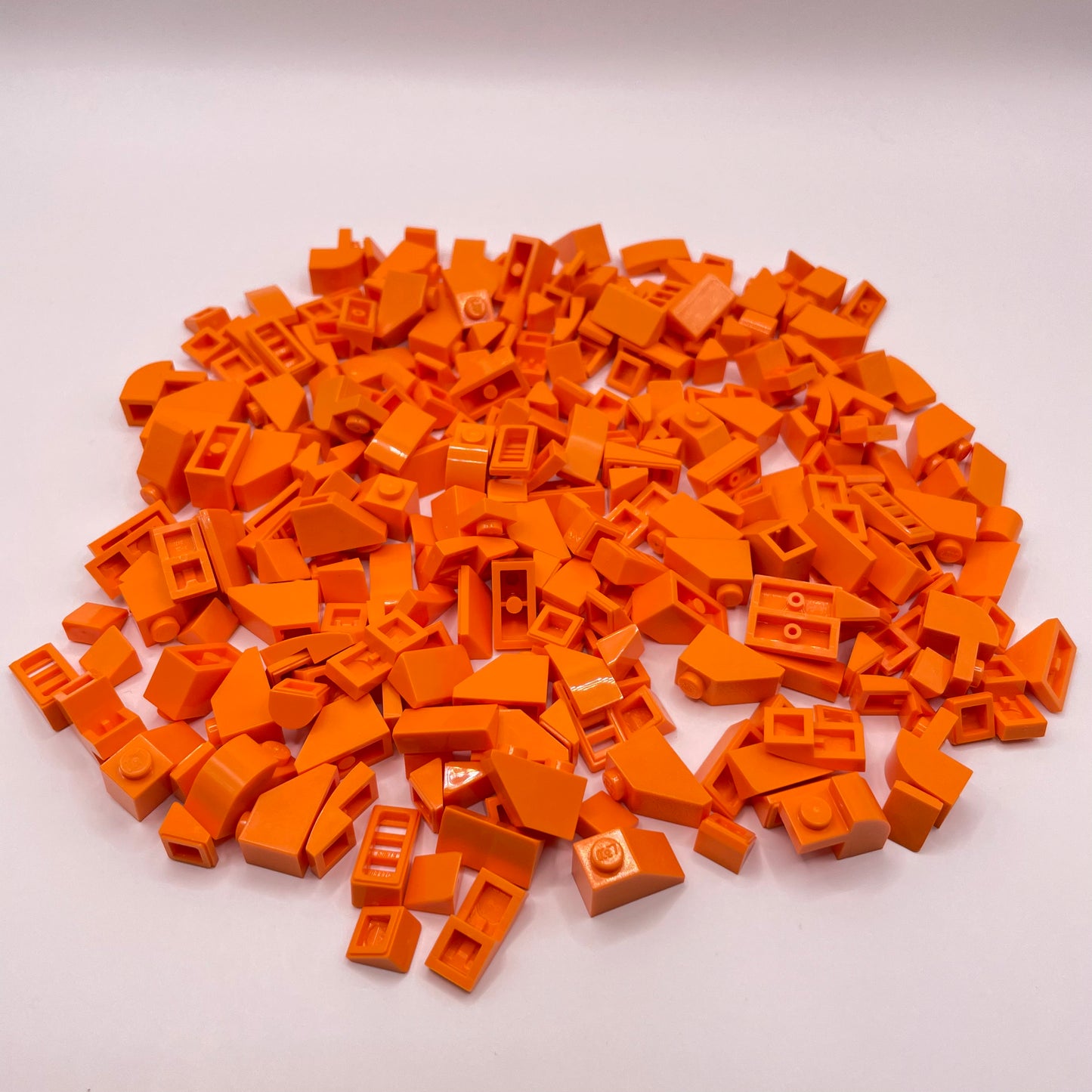 LEGO Small Slopes, Orange, Approx. 85g