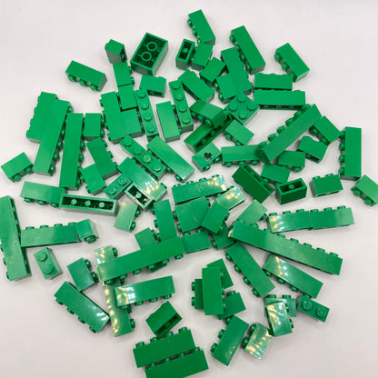 LEGO 1x Blocks, Green, Approx. 105g