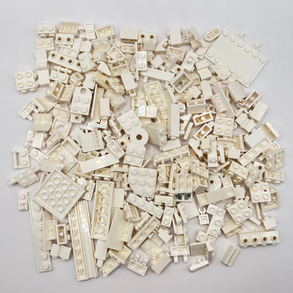 LEGO White Mixed SNOT Pieces Approx. 150g