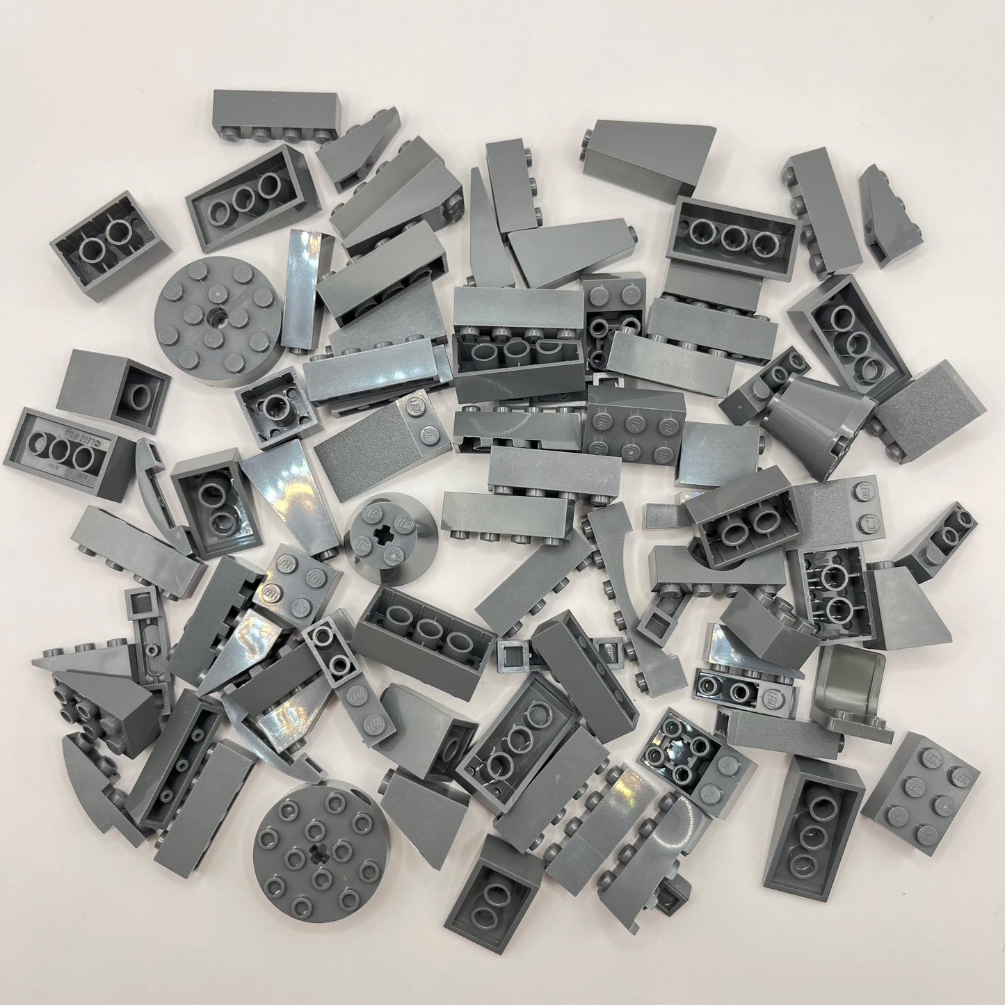 LEGO Dark Bluish Grey, Bricks, Slopes, Approx. 130g Castle