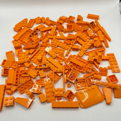 LEGO Orange, Mixed Bricks, Approx. 150g