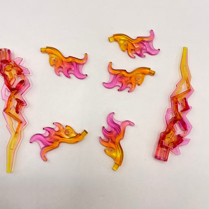 LEGO Transparent Wings, Energy Effects, Mixed Pieces, (7 Pieces)