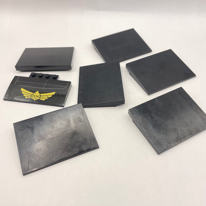 LEGO Ramps, Black, 7 Pieces