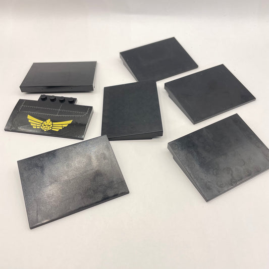 LEGO Ramps, Black, 7 Pieces